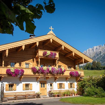 Ferienwohnung Haus Strobler Going am Wilden Kaiser Exterior foto